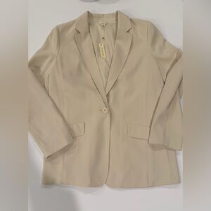 Max Studio Beige Women's Blazer